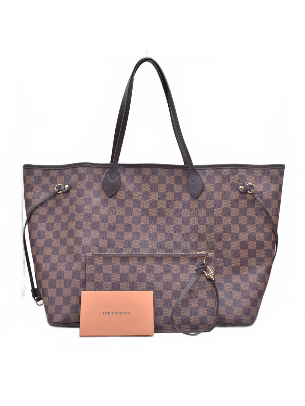 Louis Vuitton Damier Ebene Neverfull GM with Pouch SD4119